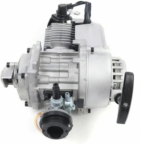 Vista 3 de Kit de motor de arranque de tracción de 49 cc de 2 tiempos, un solo cilindro, refrigeración forzada por aire, mini motor de arranque para la mayoría