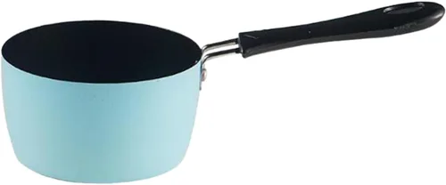 Vista 2 de Sartén para leche, olla pequeña, calentador de mantequilla, sartén para sopa de salsa, sartén para salsa para estufa al aire libre, desayuno, cocina