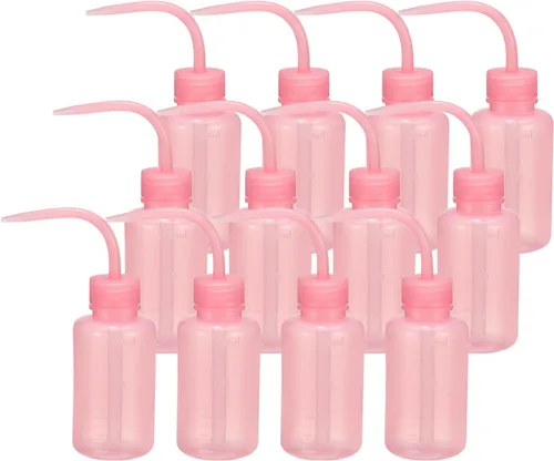 Vista 9 de PATIKIL 12 botellas de lavado, 5.1 fl oz, 5 onzas, botella de riego de plástico para suculentas, enjuague de tatuajes, extensiones de pestañas