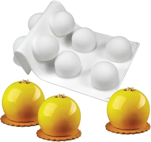 Vista 16 de mostsom Molde de chocolate mini castaño, moldes de silicona, jalea pequeña, pasteles, dulces, moldes de fondant (castaña K)