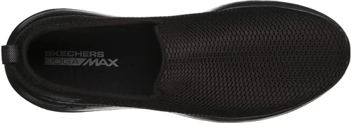 Vista 5 de Skechers Go Max-Athletic Tenis para caminar para hombre, de malla de aire y sin cordones