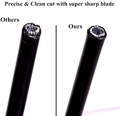 Vista 6 de Cortador de cuerda de alambre de acero de 8 pulgadas, resistente, alicates de corte de cable de cambio de freno de bicicleta interior exterior