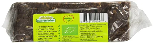 Vista 4 de Mestemacher pan orgánico, 12.3 onzas, 9 unidades.