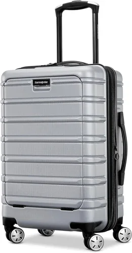 Vista 11 de Samsonite Omni 2 - Equipaje rígido extensible con ruedas giratorias, Plateado (Arctic Silver)