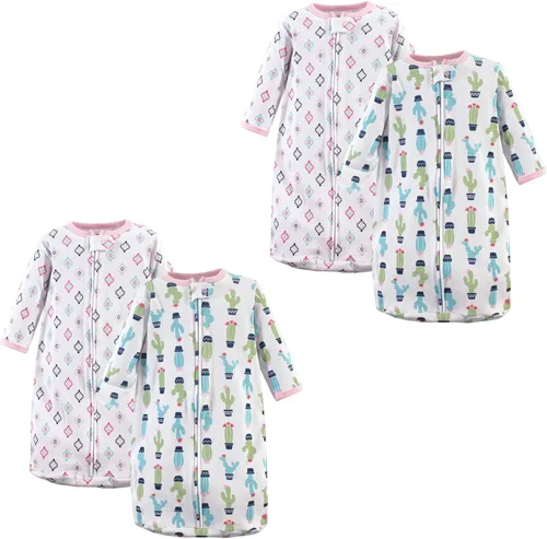 Vista 29 de Hudson Baby Saco de dormir unisex de algodón con manga larga para bebé, saco, manta