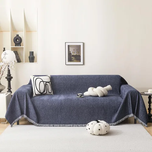 Vista 10 de MEETSKY Funda de sofá para sofá de cojines, protector de muebles de sofá, fundas de sofá de chenilla, fundas de sofá seccional para mascotas, funda