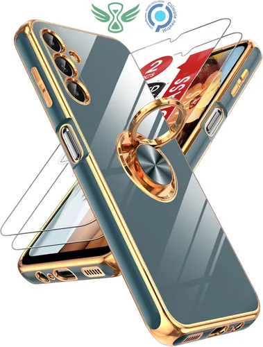 Vista 18 de LeYi Funda para iPhone XR: con Protector de Pantalla de Vidrio Templado [Paquete de 2] Soporte de Anillo Giratorio de 360°, Soporte Magnético