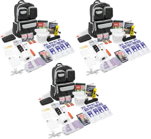 Vista 12 de Urban Survival Bug-Out Bag y suministros de supervivencia en desastres para hasta 6 personas