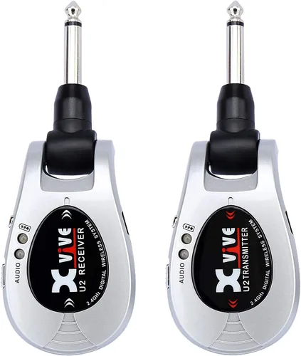 Vista 11 de Xvive U2 - Sistema inalámbrico para guitarra recargable de 2.4GHz - Transmisor y receptor inalámbricos para guitarra eléctrica y bajo