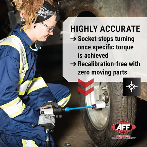 Vista 2 de AFF Kit de extensión de limitación de par de 5 piezas con estuche de transporte, 65-140 pies/libras, unidad de 1/2 pulgada, 40012