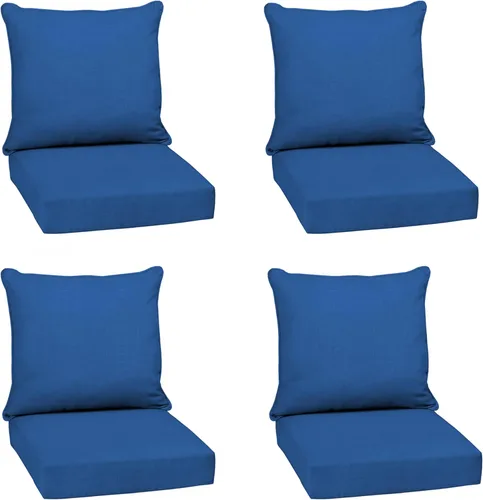 Vista 15 de Arden Outdoor Deep Seat Cushion Set, 24x24, Aqua