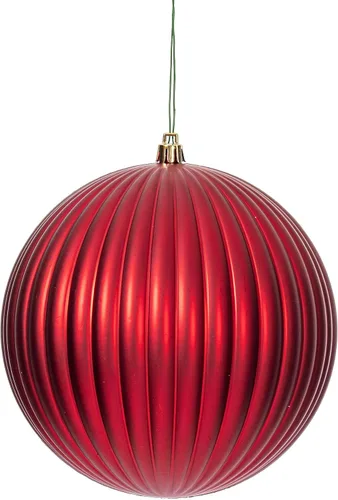 Vista 8 de Vickerman Adorno de bola azul mate de 4 pulgadas, 6 por bolsa.