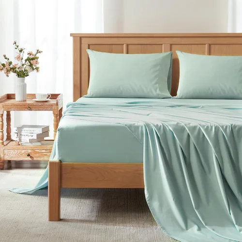 Vista 11 de Comfort Spaces - Sábana bajera Coolmax supersuave y resistente a la decoloración que absorbe la humedad con elásticos alrededor que se adapta a