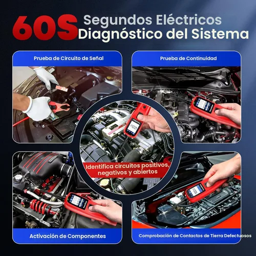 Vista 4 de Autel PowerScan - Probador de circuito automotriz, herramienta de sonda de circuito de potencia, buscador de circuitos eléctricos de 12-24 V