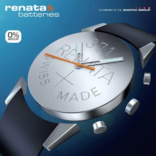 Vista 5 de Renata 377 SR626SW Baterías - Batería de reloj de óxido de plata de 1.55V 377 (2 unidades)