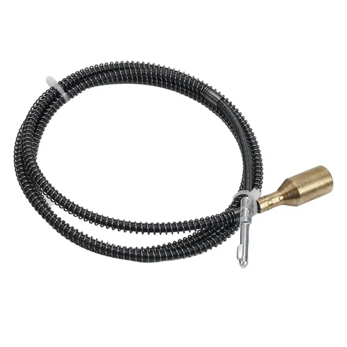 Vista 4 de Bettomshin 1 herramienta giratoria de eje flexible de 39 pulgadas de longitud, cable de eje flexible de núcleo interior de 3/16 pulgadas para prensa