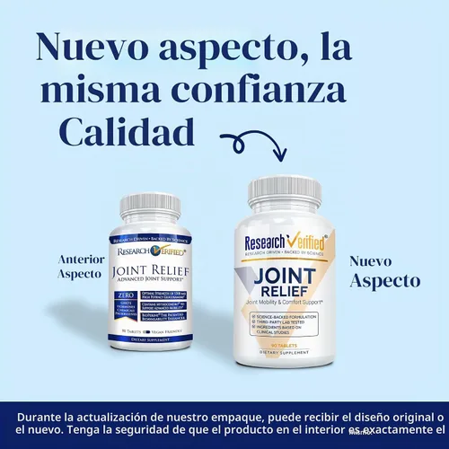 Vista 8 de Research Verified Soporte articular - Glucosamina, MSM, cúrcuma, boswellia, bioperina - vegano - 90 cápsulas - 1 mes de suministro