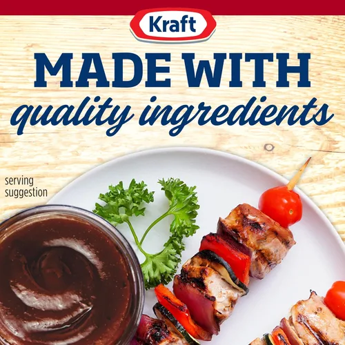 Vista 6 de Kraft Salsa barbacoa original a fuego lento (botella de 18 onzas)