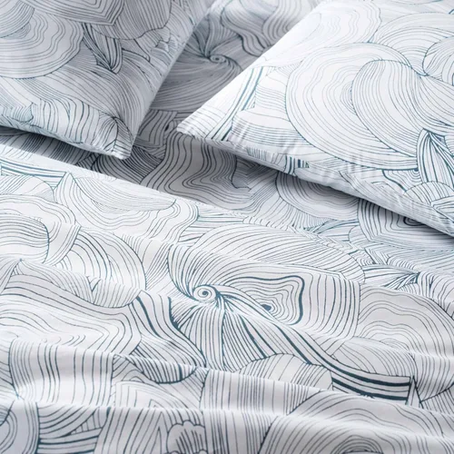 Vista 10 de Brooklinen Juego de sábanas de percal de lujo, 4 piezas, sábanas de cama 100% algodón, 1 sábana bajera y 1 sábana encimera, 2 fundas de almohada