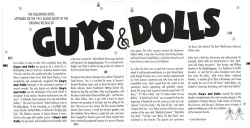 Vista 3 de Guys & Dolls A Decca Broadway Original Cast Recording 1950 Original Broadway Cast