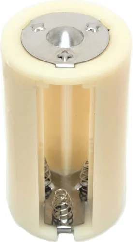 Vista 2 de Soporte adaptador de convertidor de batería paralelo tamaño 3AA (LR6) a D (paquete de 4)