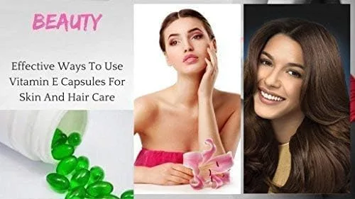 Vista 2 de Evion - Cápsula de vitamina E para cara, cabello, espinillas, piel brillante, ojeras, blanqueamiento de la piel y control de la pérdida de cabello