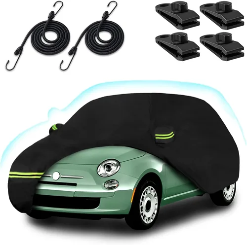 Vista 13 de Cubiertas de coche para Mini Cooper/Cooper S/Hardtop/Convertible 2 puertas 2002-2025, cubierta completa para auto Cooper impermeable 210T para todo