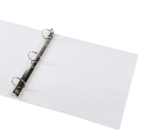 Vista 2 de Filexec Products 50298-64233 - Carpeta de 3 anillos de 1.5 pulgadas, 2 unidades, transparente