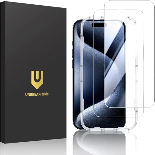 Vista 26 de UNBREAKcable Paquete de 2 protectores de pantalla para iPhone SE 2022 2020/8/7/6/6s, vidrio templado [marco de fácil instalación] [dureza 9H]