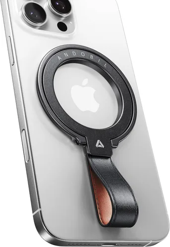 Vista 10 de andobil [2025 Estabilidad Sin Igual] Soporte Magnético para Teléfono con Anillo de Agarre para MagSafe Compatible con Accesorios MagSafe para iPhone