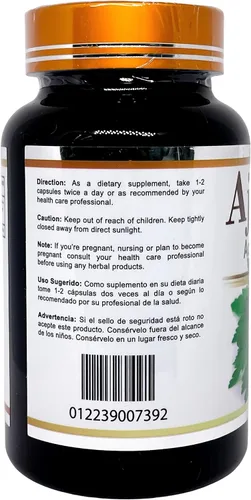 Vista 4 de AJO con Perejil (extracto de ajo y perejil) 500mg 45 porciones