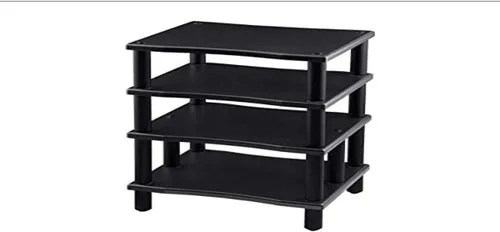 Vista 7 de Monolith - Soporte de audio con estante de 4 niveles, almacenamiento abierto, diseño modular, resistente, compatible con Bose, Polk, Sony, Yamaha