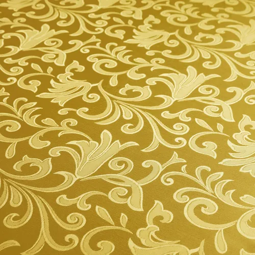 Vista 7 de SiinvdaBZX Mantel rectangular de damasco, diseño jacquard de lujo, mantel dorado de 60 x 84 pulgadas, mantel de poliéster satinado sin arrugas
