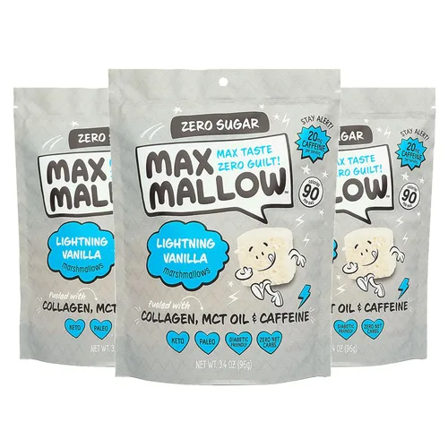 Vista 19 de Malvaviscos Sin Azúcar Max Mallow - Aptos para Keto, Perfectos para S'mores, Chocolate Caliente y Repostería con Snacks Sin Azúcar, S'mores Aceite