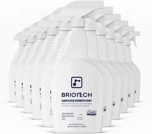 Vista 19 de Briotech desinfectante multisuperficie Mata el 99,99% de gérmenes