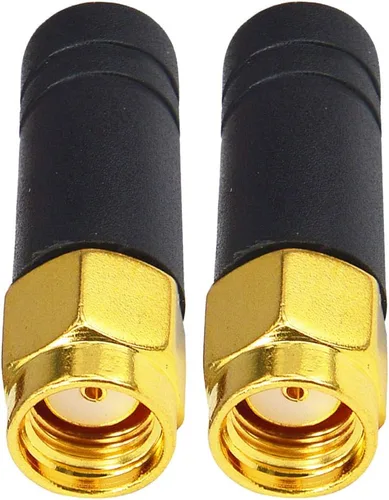 Vista 6 de FPV - Antena WiFi pequeña de 2.4 GHz, módulo inalámbrico Omni direccional, antena de router de red mmdvm, antena SMA macho TX RX Mini RHCP Racing