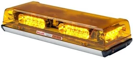Whelen R2LPHPA - Mini barra de luz ámbar de montaje permanente de 12 VDC