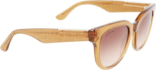 Vista 8 de Lacoste L971s - Gafas de sol para mujer color caramelo transparente talla única de EE UU Caramelo transparente talla única