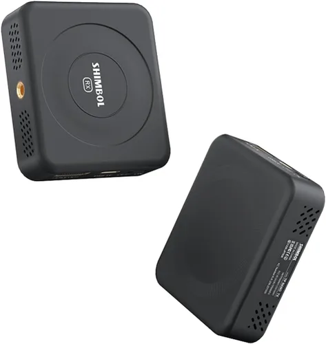 Shimbol Transmisor y receptor de video inalámbrico TP Nano con sistema HDMI para teléfonos y cámaras, alimentado por batería, rango de 492 pies,
