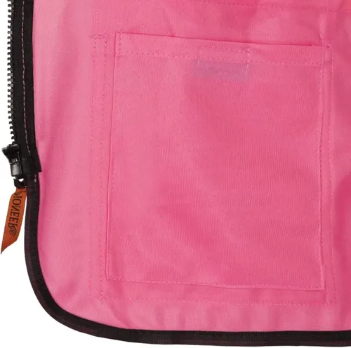 Vista 9 de Pioneer Chaleco de seguridad para mujer con bolsillos - Clase 1 de alta visibilidad, cinta reflectante - Para construcción - Rosa