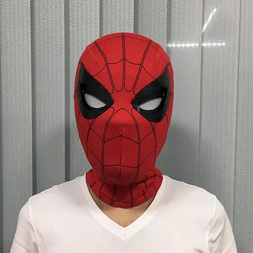 Vista 5 de Máscara de araña de Halloween, color rojo, ajuste de tamaño de ojo con control remoto en forma de anillo