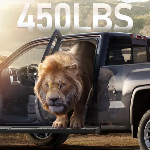 Vista 6 de YITAMOTOR Estribos laterales de 15.24 cm de repuesto para Ford F150 SuperCrew Cab 2009-2014, barras de protección laterales negras