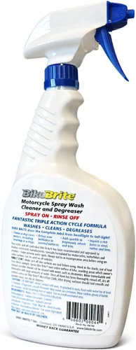 Vista 2 de Bike Brite MC44 - Lavado en aerosol para motocicleta, color azul (32 onzas líquidas)