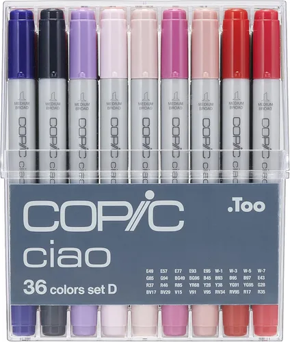 Vista 8 de Copic Juego de marcadores Ciao - 36PK/Basic Establece un