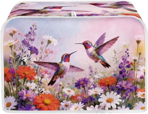 Vista 21 de Cat Print 2 Slice Bread Maker Cover Music Note Print Microwave Oven Cover Bakeware Protector Anti Fingerprint Protective Covers for Kitchen