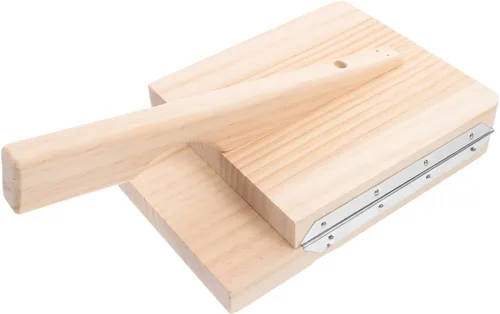 Vista 8 de Yardwe Molde de prensa de bola de masa de madera de 10.75 x 8 x 5.7 pulgadas para hacer envoltorios chinos de albóndigas, pasteles de arroz