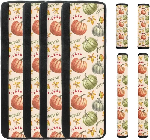 Vista 8 de DISNIMO Fundas para manija de puerta de refrigerador con calabaza otoñal, 8 piezas Kithchen para nevera, microondas, horno, lavavajillas, protector