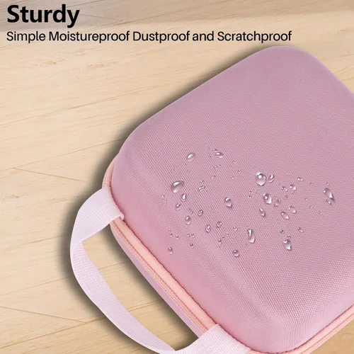 Vista 7 de Estuche rígido de repuesto para cámara instantánea Fujifilm Instax Mini 12/11 (funda rosa rubor)