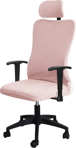 Vista 21 de Forcheer - Fundas elásticas para reposabrazos de silla de oficina, resistentes al agua, de Spandex y Jacquard, para sillas de oficina y computadora