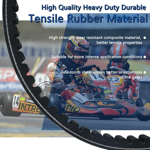 Vista 4 de 203589/5959 Correa de transmisión Go Kart Compatible con correa de transmisión convertidor de par serie 30 Reemplazo para Manco Comet Murray 12-8487